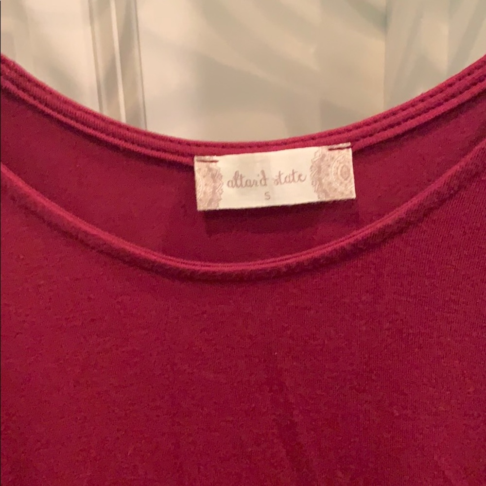 Deep red Altar’d State top! - Picture 2 of 4